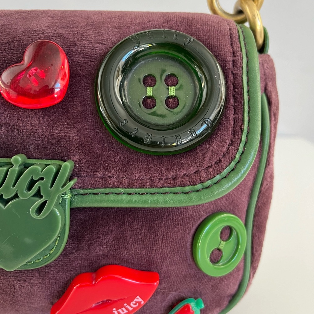 VTG Y2K JUICY COUTURE Velour Mini Bag - Picture 7 of 12